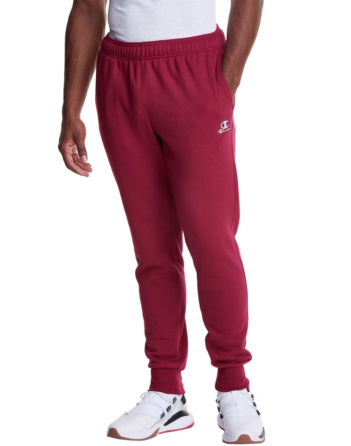 Champion Classic Fleece Erkek Joggers Koyu Kırmızı ( HLPURE926 )